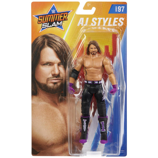 AJ Styles - WWE Basic 97 Summerslam Action Figure