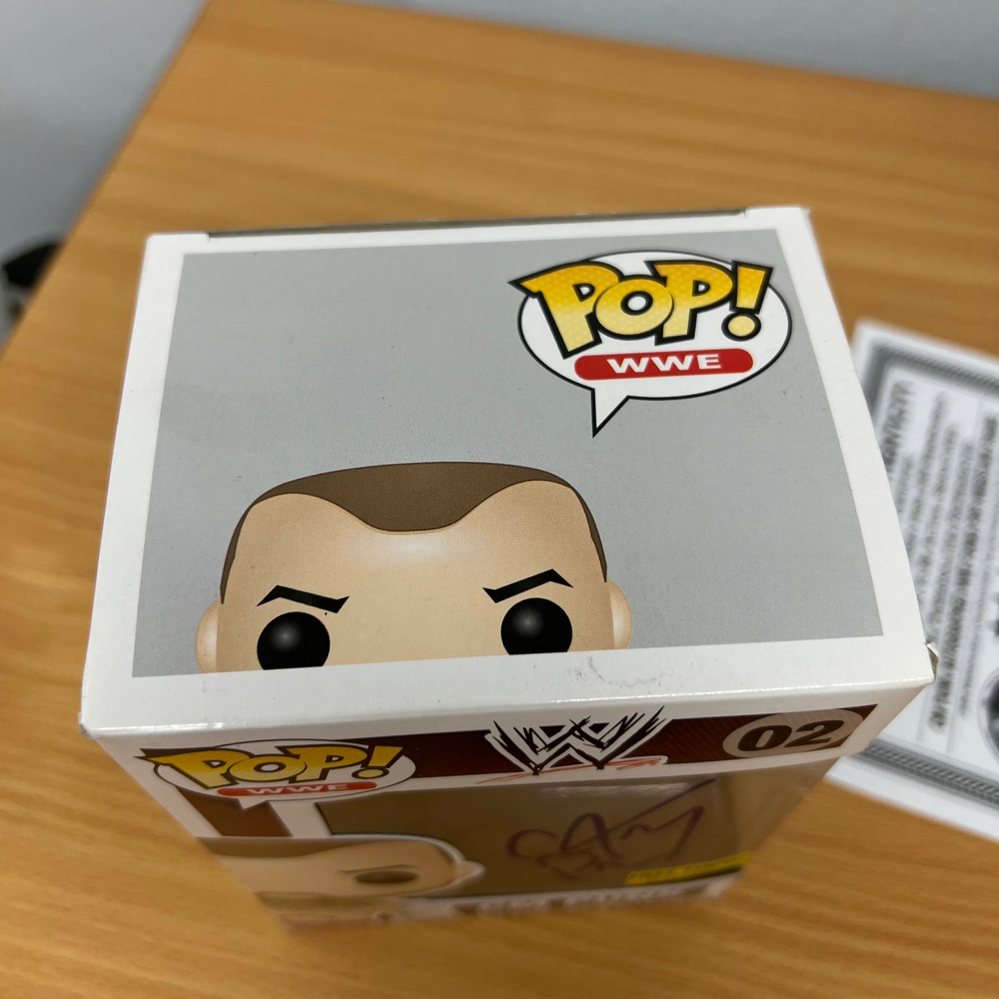 CM Punk (Pink) - WWE Signed Autographed COA Funko Pop 02 Hot Topic Rare Exclusive