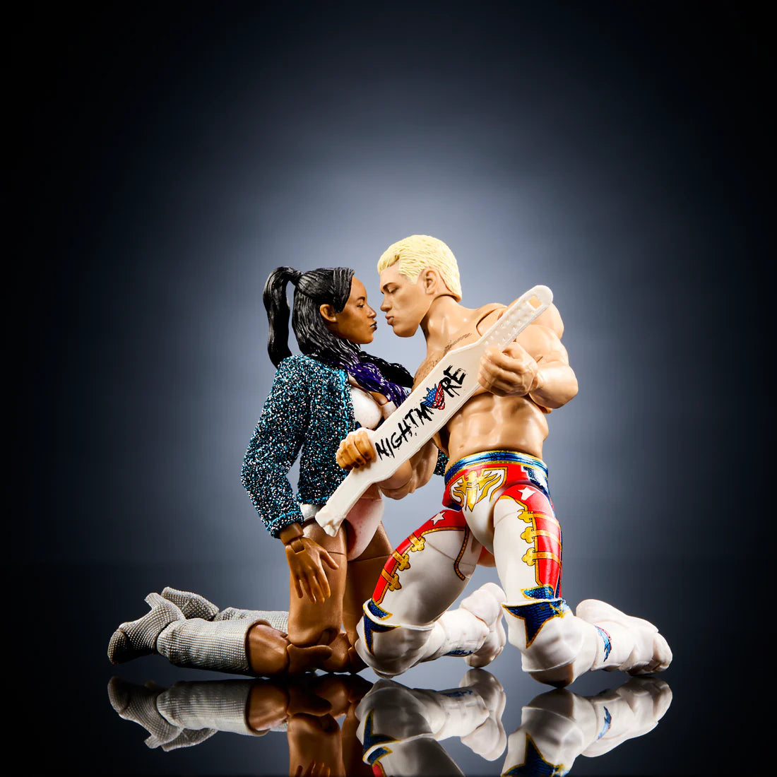 "The American Nightmare" Cody Rhodes & Brandi Rhodes 2-Pack - WWE Ultimate Edition Action Figure 2 Pack Exclusive