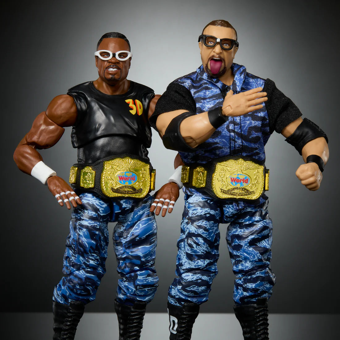 PREORDER Dudley Boyz (Blue Camo) - WWE Ultimate Edition 2 Pack Action Figures