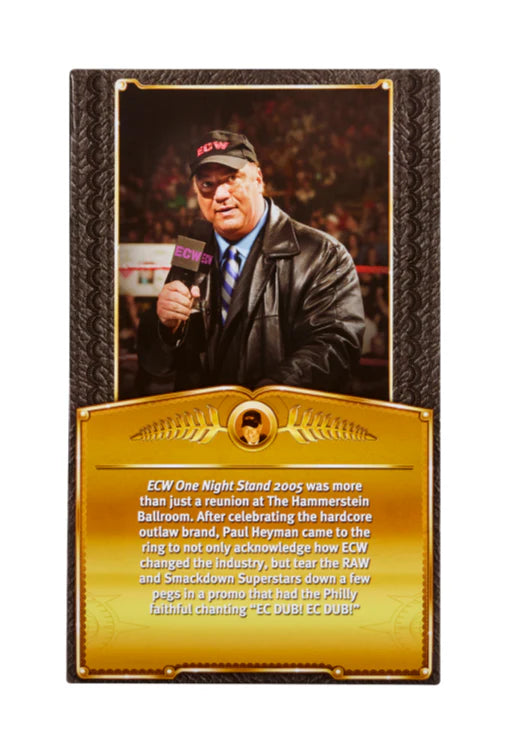 PREORDER ECW Paul Heyman - WWE Elite Defining Moments Series Action Figure