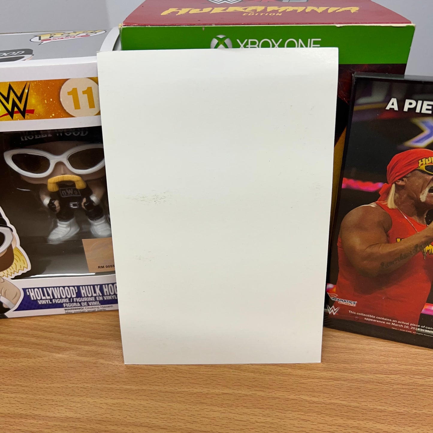 WWE 2K15 Hulkamania Edition - Signed Photo, Hollywood Pop 11, Relic Rare Merchandise