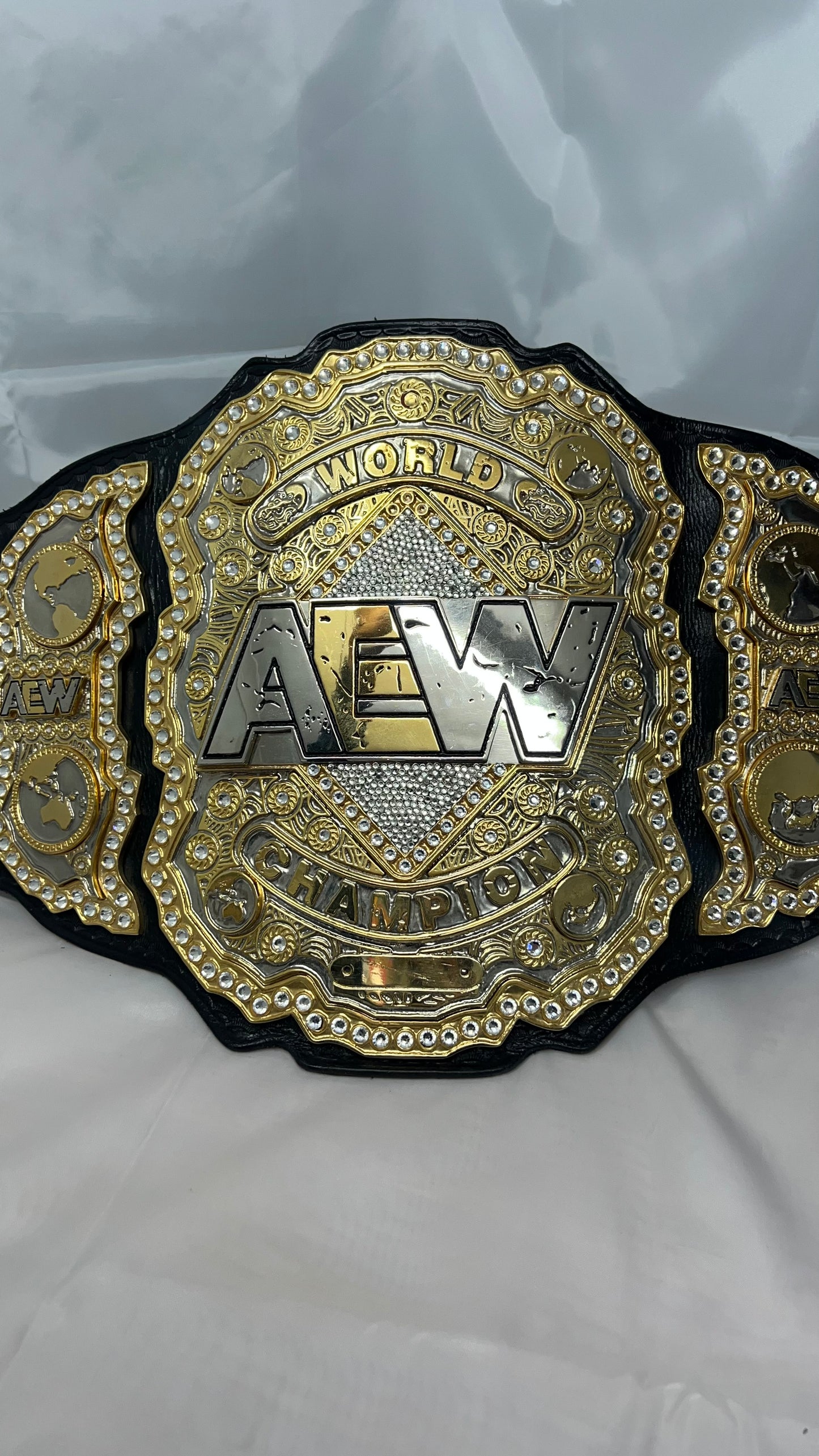 AEW World Heavyweight Championship Authentic Replica Title Belt by X Man Belts WWE