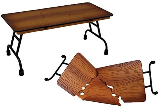 Breakable Wooden Table Accessory for WWE Wrestling Action Figures Accessories Playset