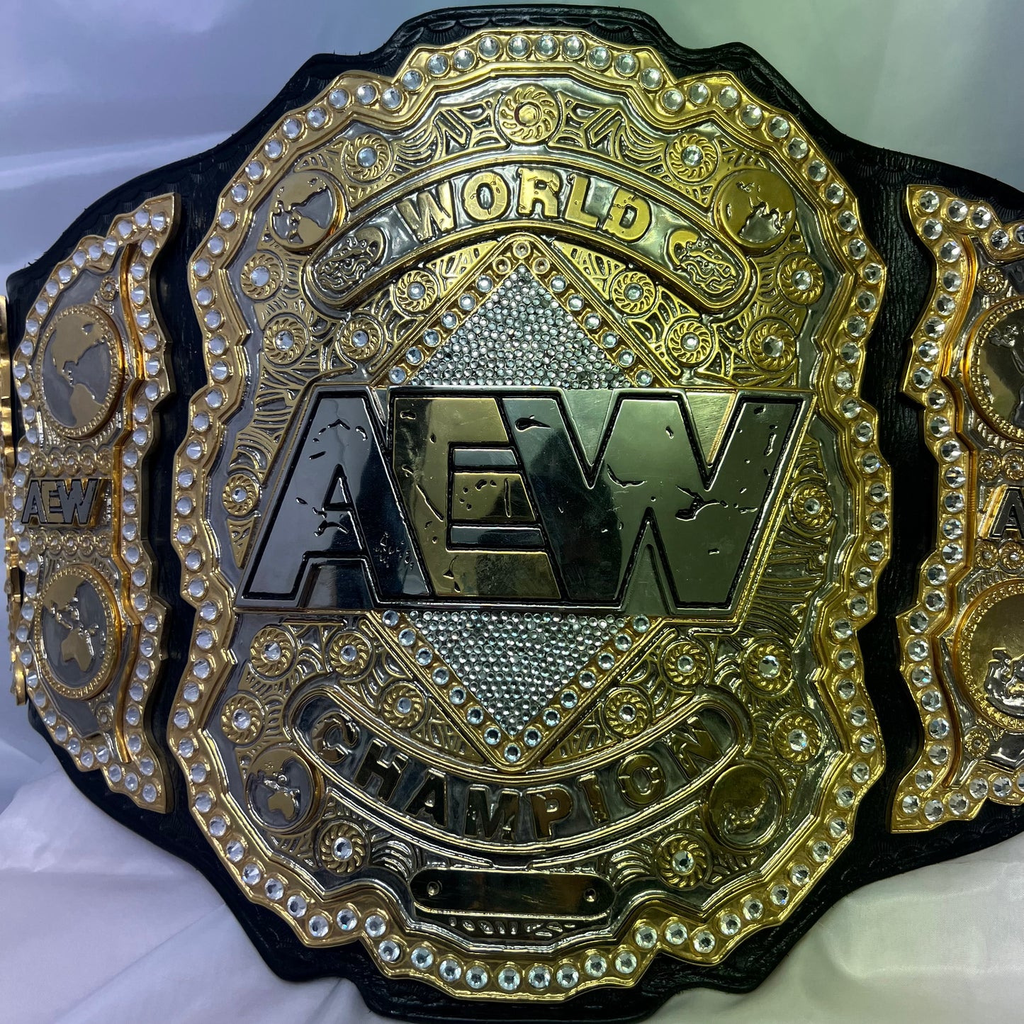 AEW World Heavyweight Championship Authentic Replica Title Belt by X Man Belts WWE