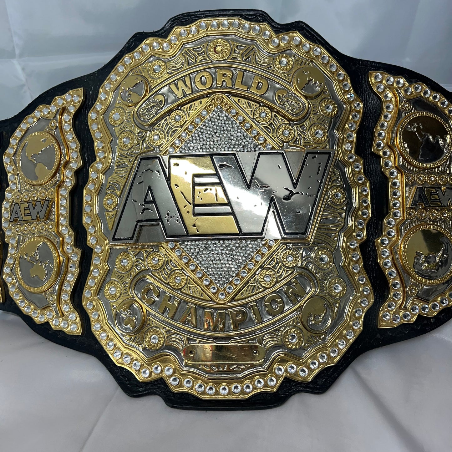 AEW World Heavyweight Championship Authentic Replica Title Belt by X Man Belts WWE