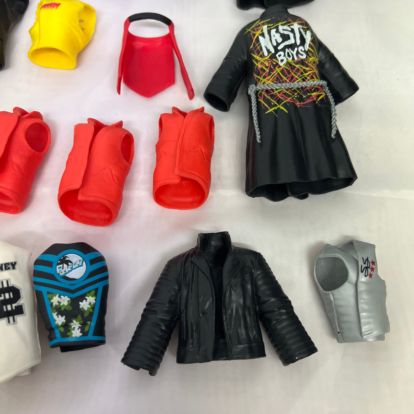 Jackets, Shirts, Clothing Accessories for WWE Action Figures for Customisers Lot