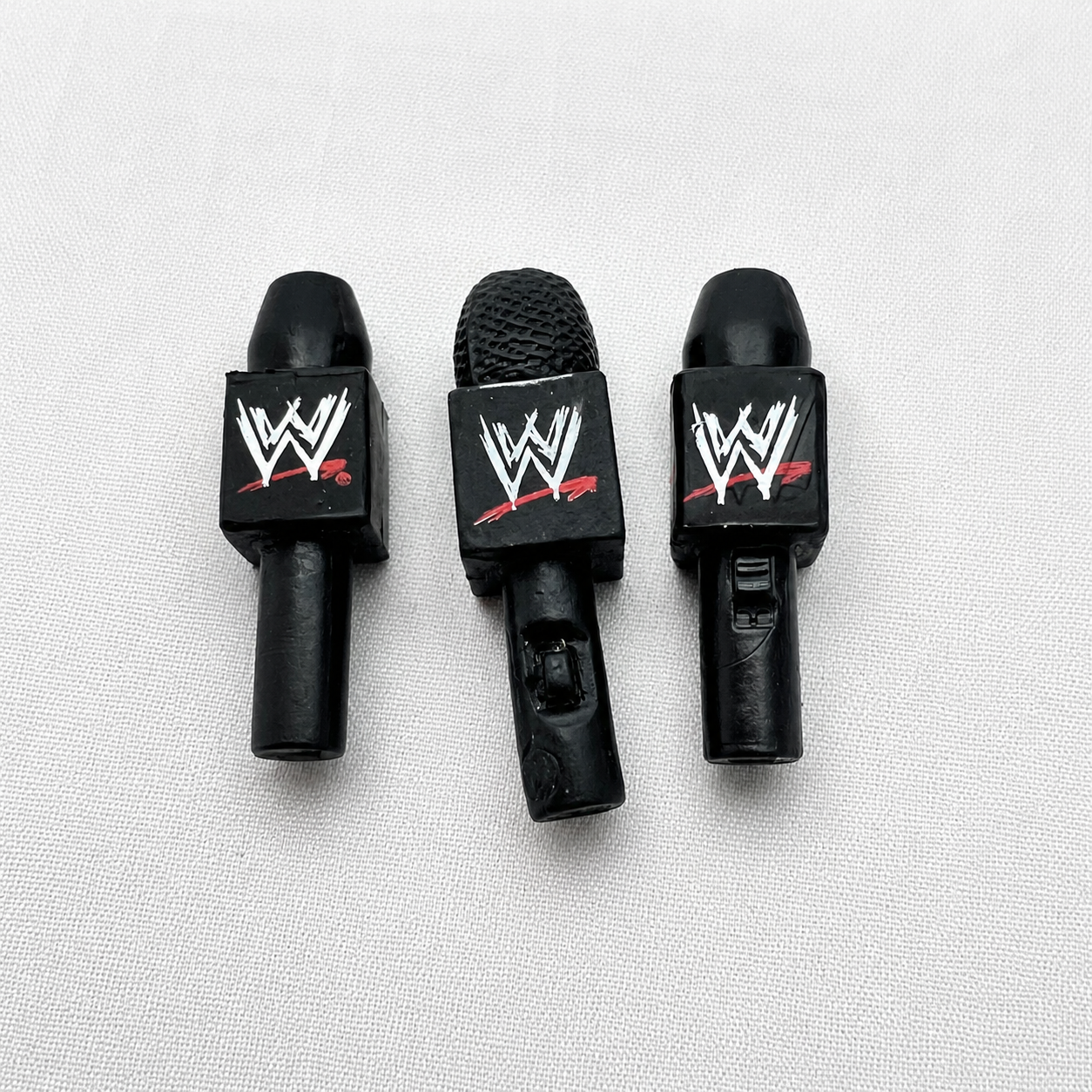3 Microphones Mics for WWE Accessory Action Figure