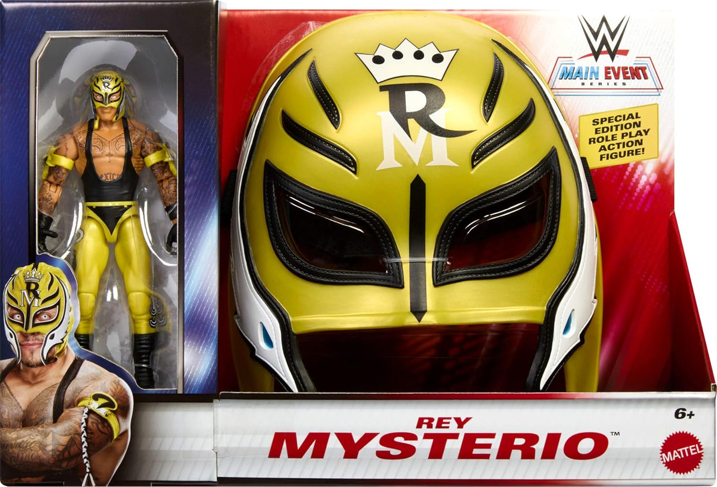 Rey Mysterio - WWE Roleplay and Action Figure Set Entrance Mask Playset