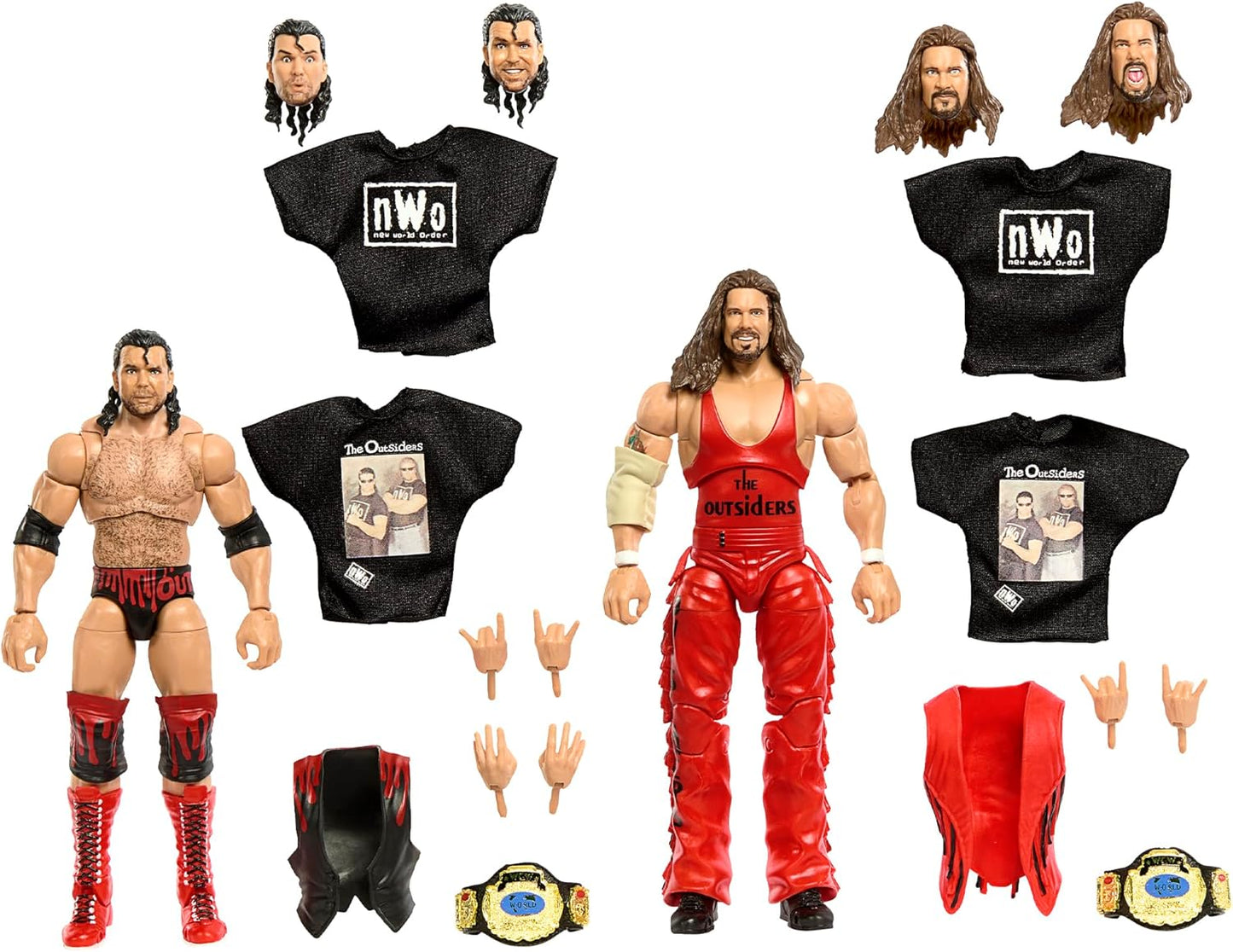 Outsiders Scott Hall Kevin Nash WWE Ultimate Edition NWO 2 Pack Action Figures