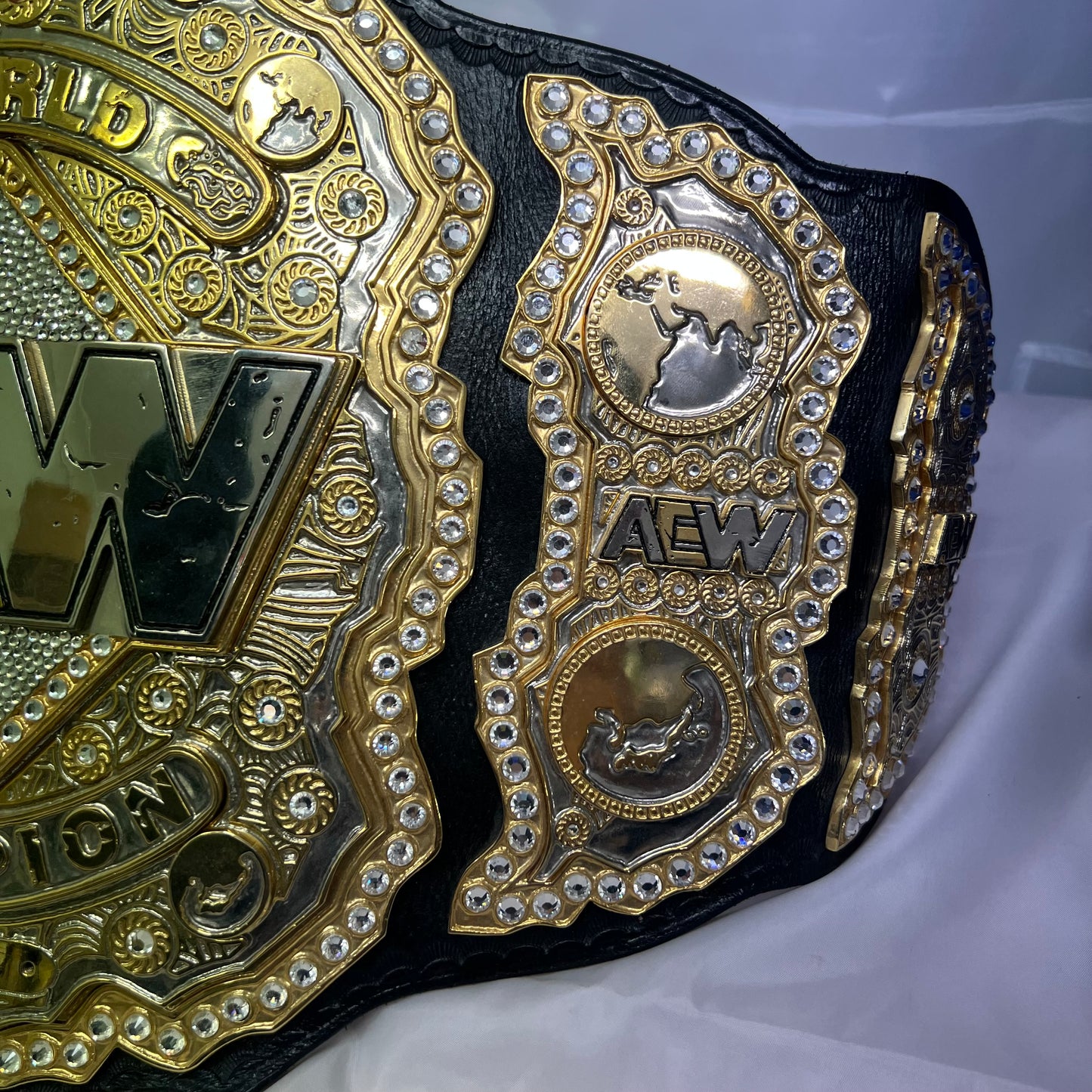 AEW World Heavyweight Championship Authentic Replica Title Belt by X Man Belts WWE