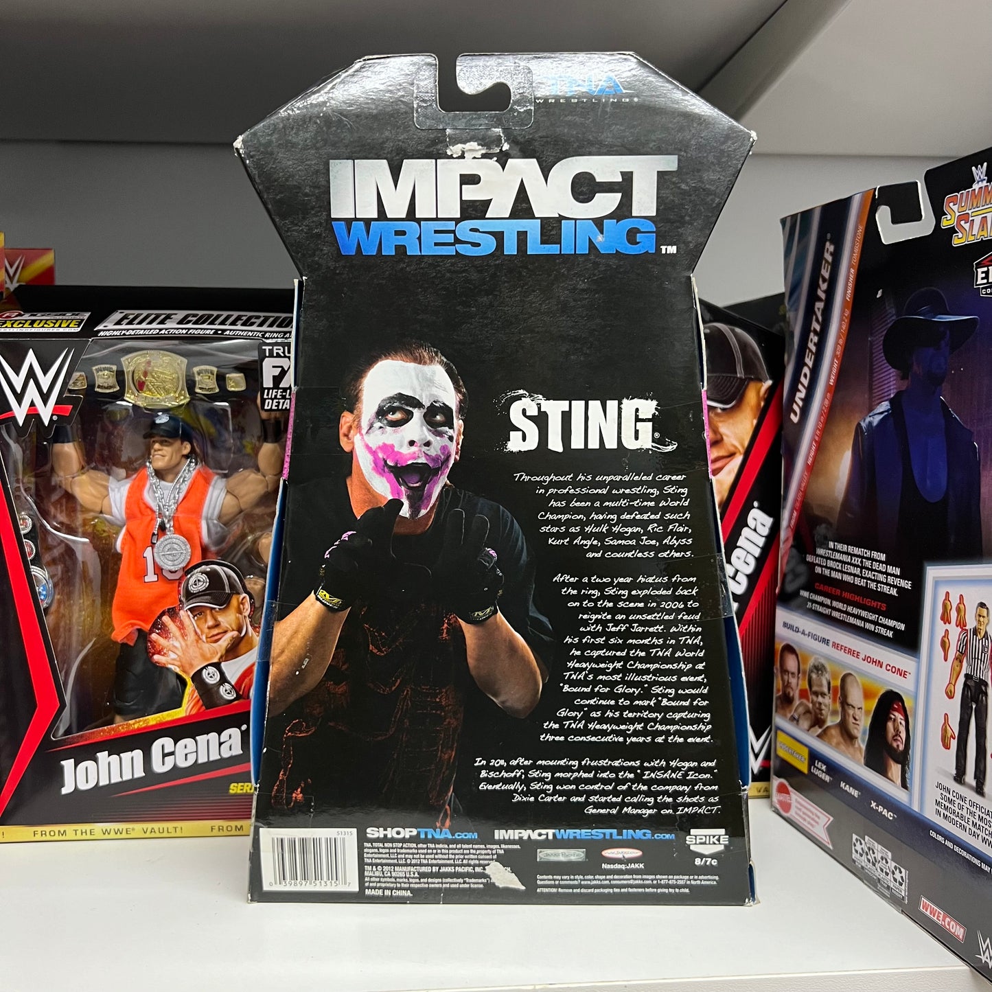 TNA WWE Autographed Joker Sting Signed Action Figure