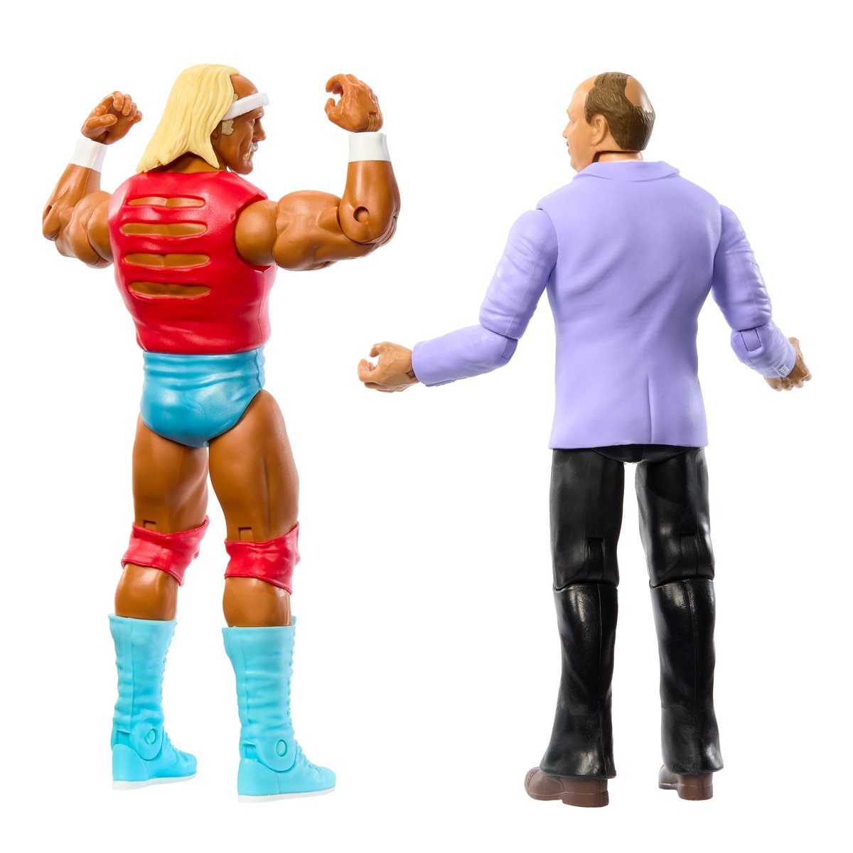 Mean Gene Okerlund and Hulk Hogan - WWE Main Event Series 19 2 Pack Action Figures