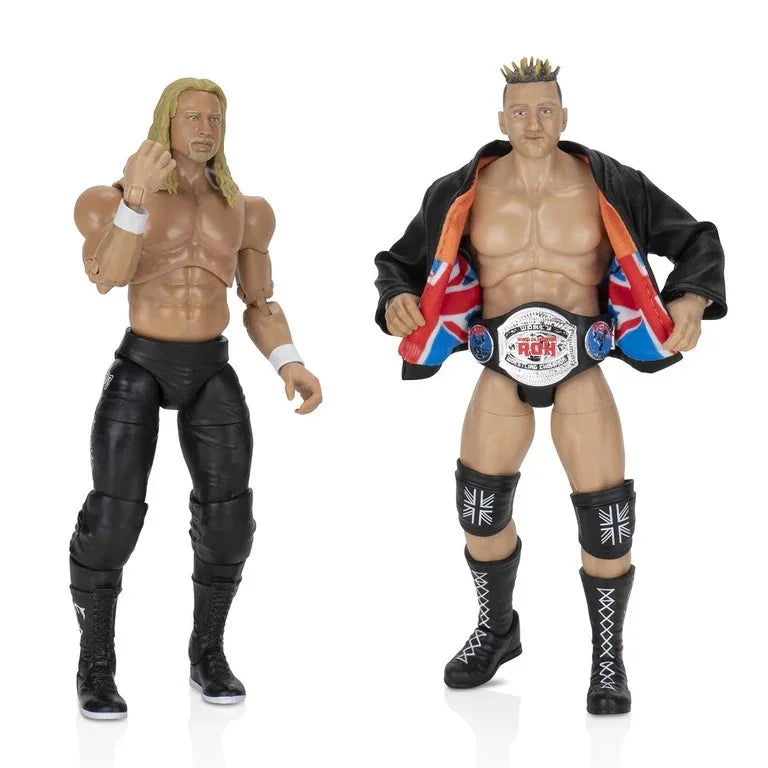 ROH AEW Nigel McGuinness vs. Jerry Lynn 2 Pack Action Figures Scale WWE