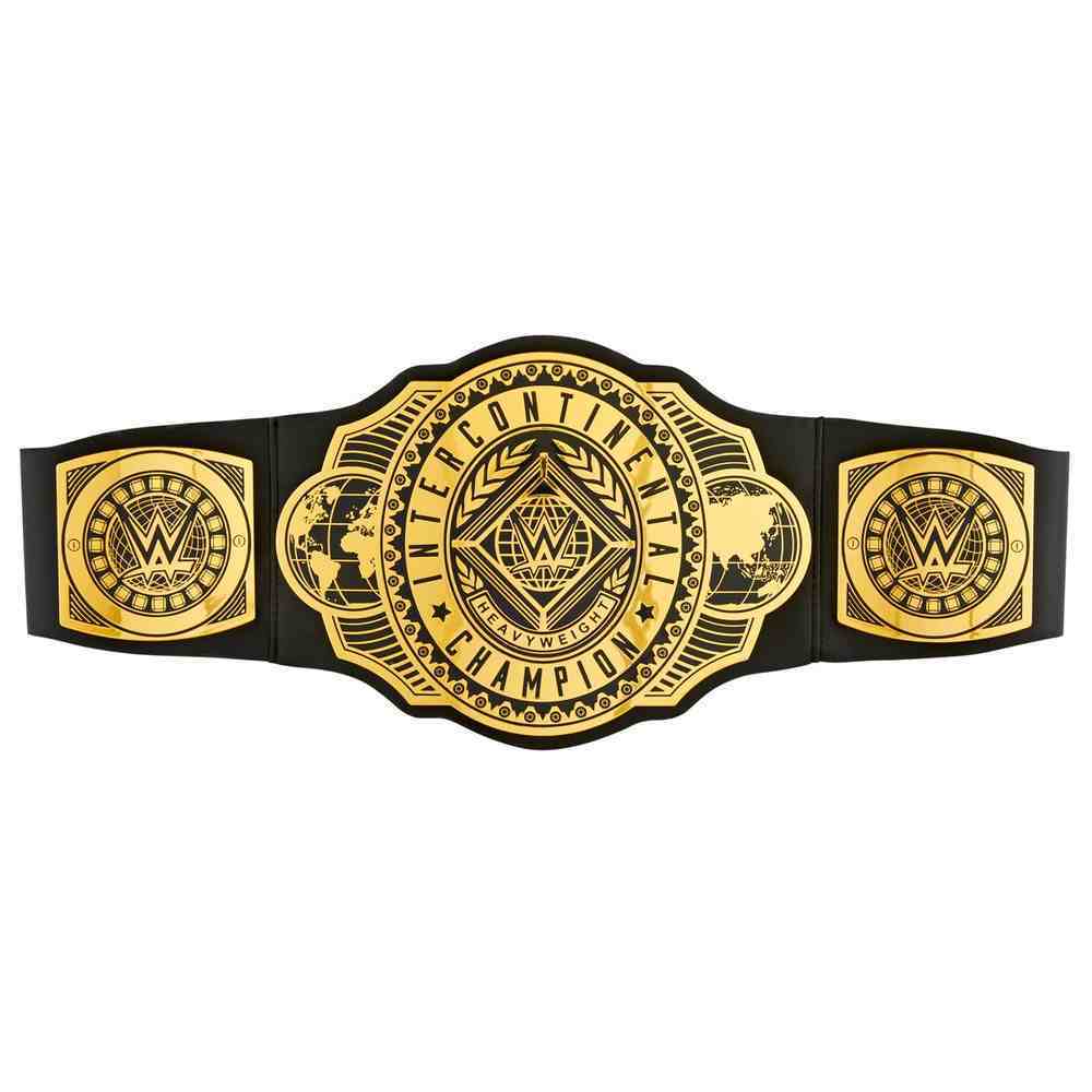 OUT OF BOX WWE Intercontinental Championship Kids Title Belt Roleplay Toy Adjustable