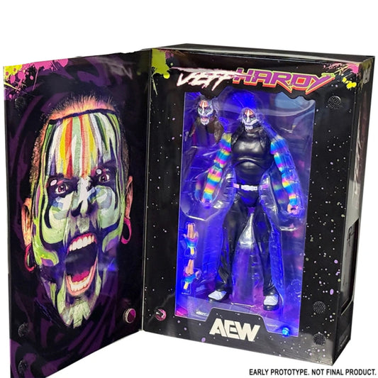 (Black Light Edition) Jeff Hardy - AEW Unrivaled Exclusive Glow In The Dark WWE