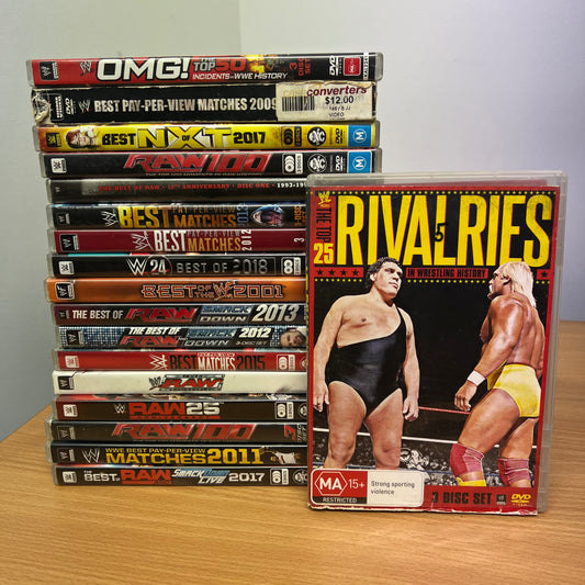 WWE Best of Raw Smackdown PPV NXT Bundle Lot DVD