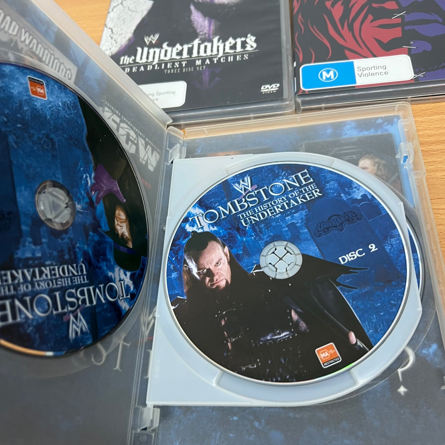 WWE 3 x DVD Undertaker Bundle Lot