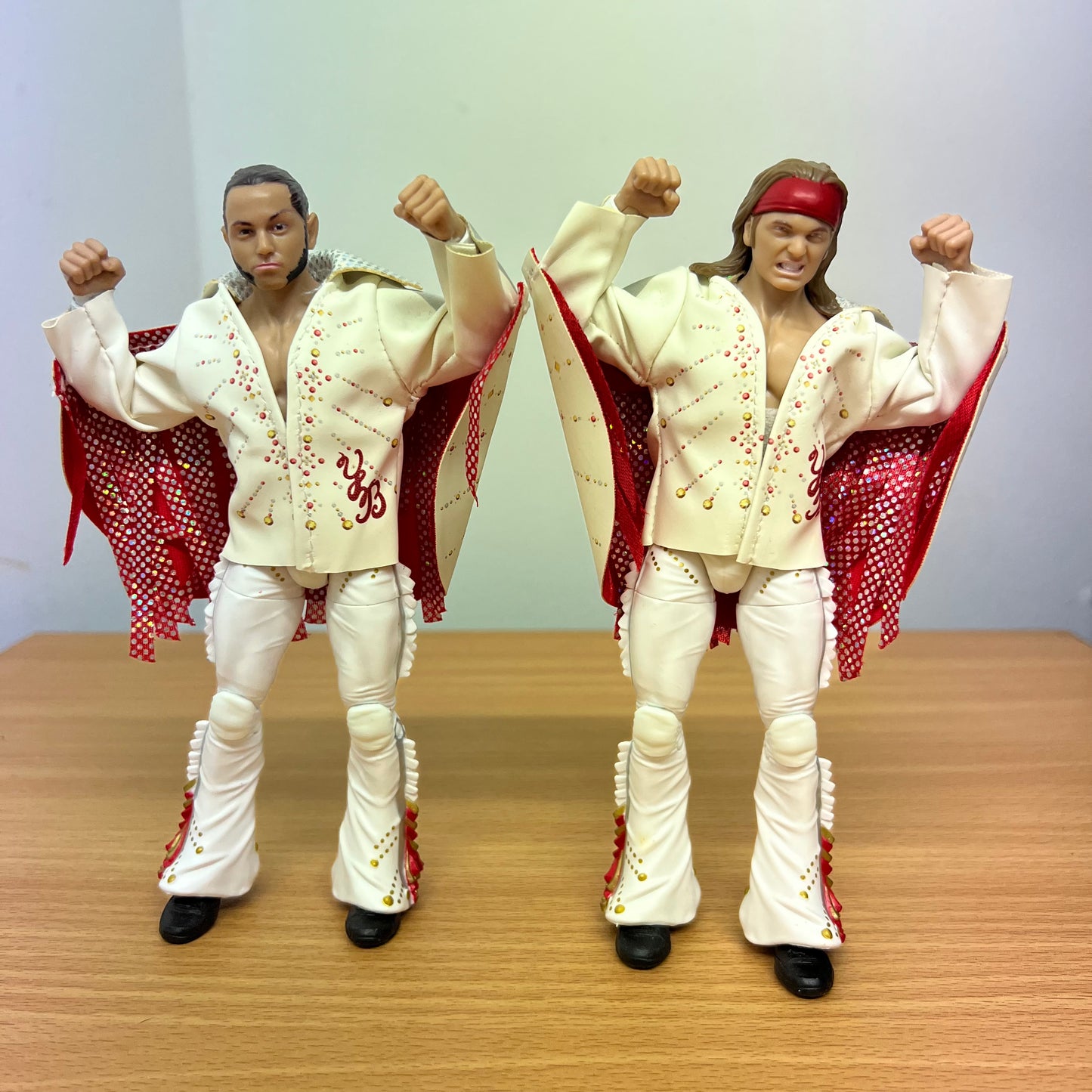 Young Bucks Matt and Nick Jackson - AEW Unrivaled 1 Loose Action Figure Jazwares WWE