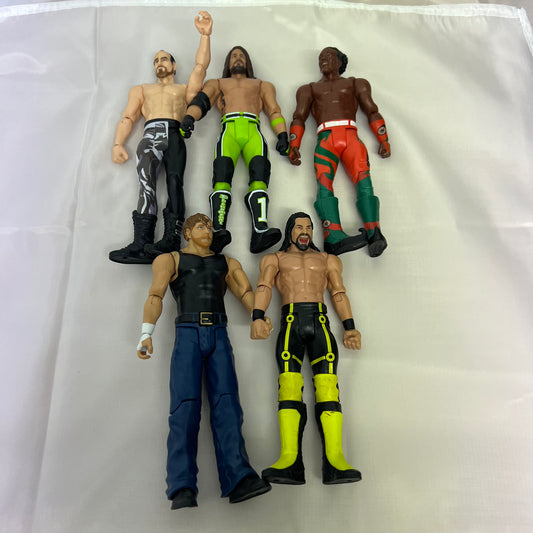 Bundle of 5 Action Figures - WWE Loose Action Figure Mattel WWE