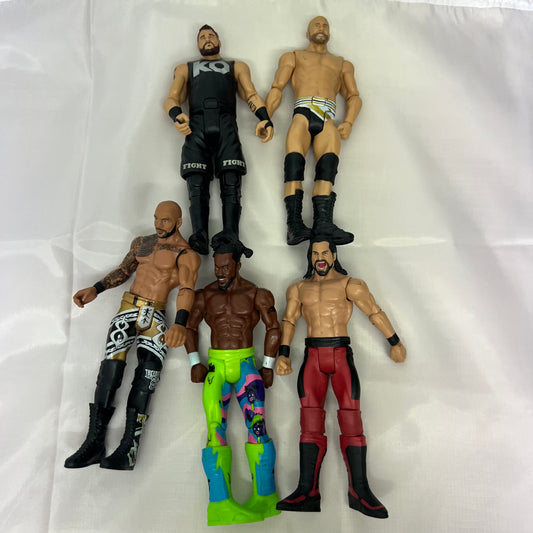 Bundle of 5 Action Figures 2 - WWE Loose Action Figure Mattel WWE