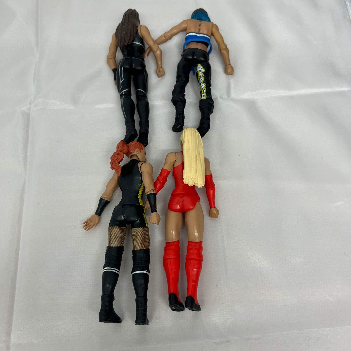 Bundle of 4 Womans Action Figures - WWE Loose Action Figure Mattel WWE