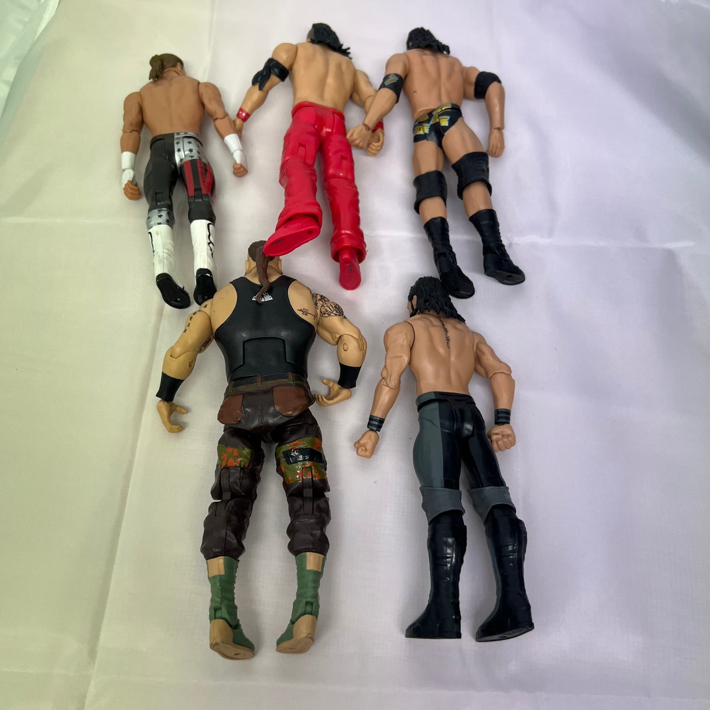 Bundle of 5 Action Figures 5 - WWE Loose Action Figure Mattel WWE