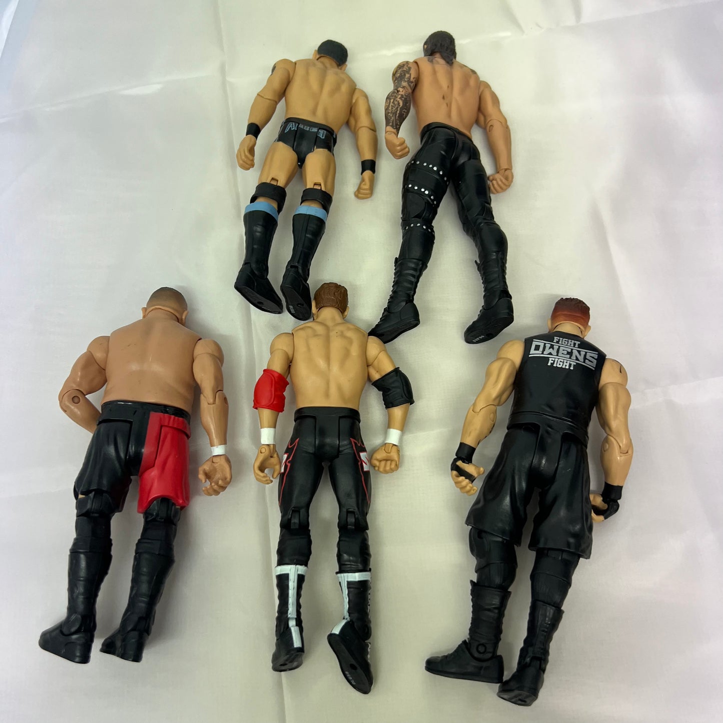 Bundle of 5 NXT Action Figures - WWE Loose Action Figure Mattel WWE