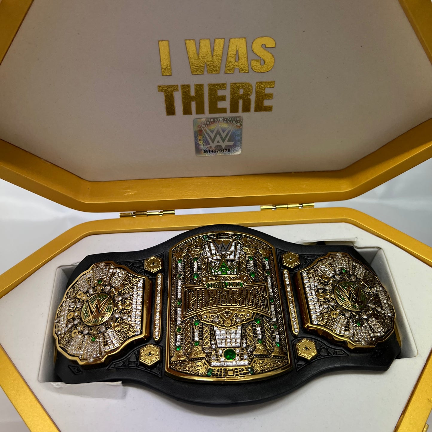 WWE Crown Jewel 1 of 300 Mini Replica Title Belt WWE Shop Authentic Official