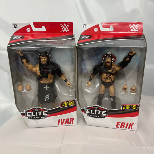 War Raiders Eric and Ivar Bundle - WWE Elite 80 Action Figures