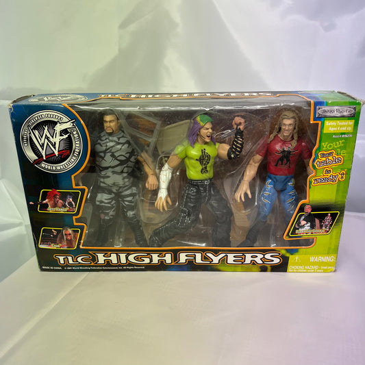 The High Flyers Hardy, Bubba and Edge RARE - WWE 3 Pack Jakks Action Figures