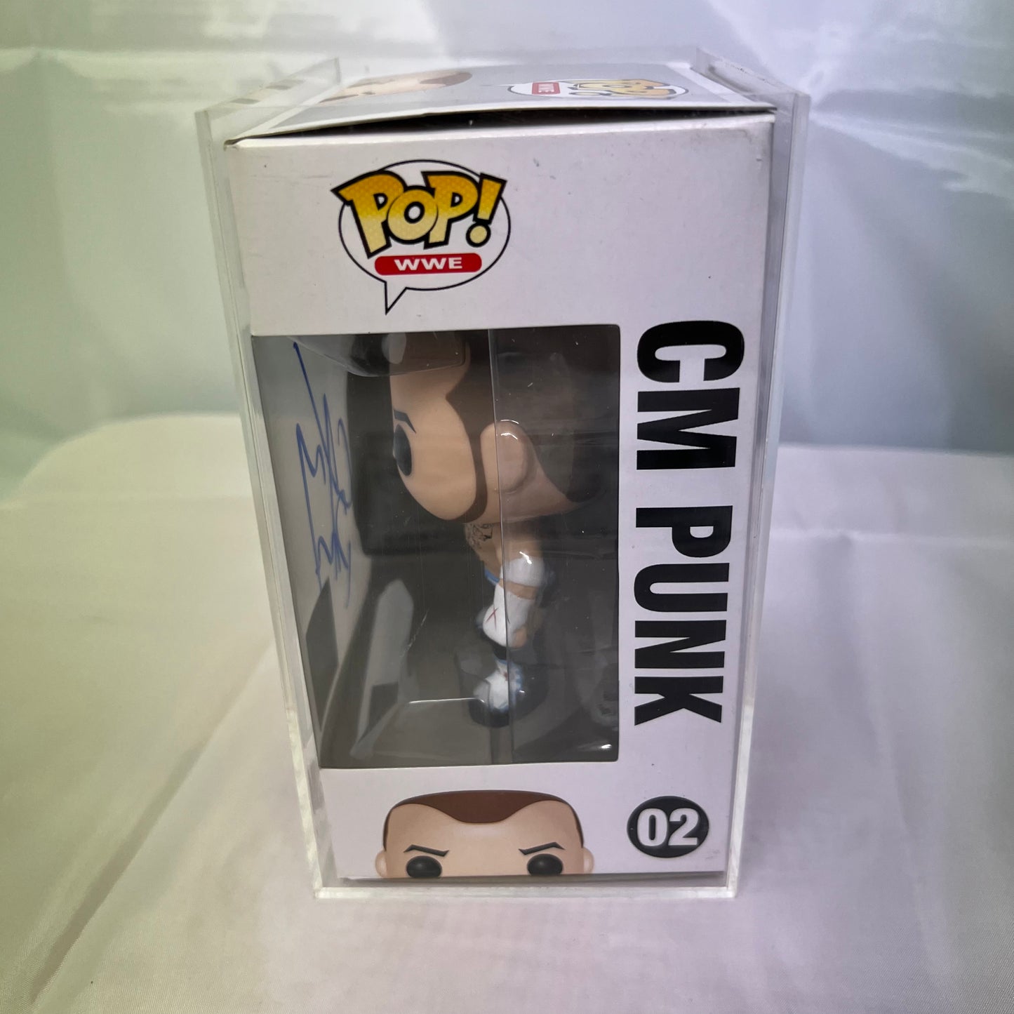 CM Punk - WWE Signed Autographed COA Funko Pop 02 Rare Exclusive