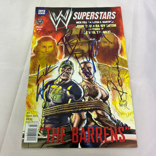 Wyatt Family Bray Wyatt, Luke Harper and Eric Rowan - WWE Signed Autographed COA Comic Rare