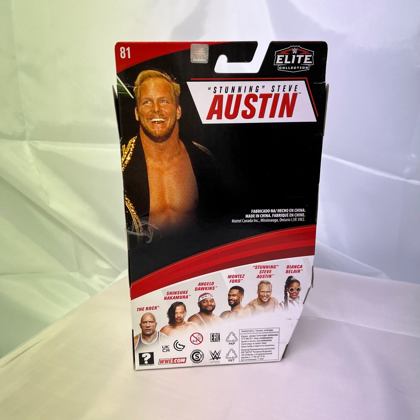 Stunning Steve Austin Stone Cold - WWE Elite 81 Action Figure
