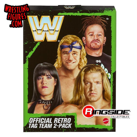DX WWE Retro 4-Pack Exclusive (Triple H, Chyna, Road Dogg & Billy Gunn)