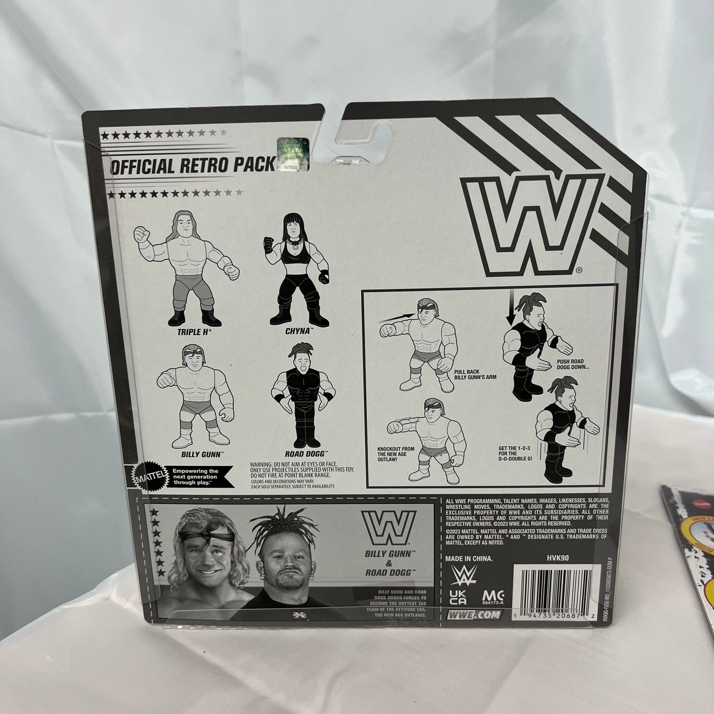 DX WWE Retro 4-Pack Exclusive New Age Outlaws (Road Dogg & Billy Gunn)