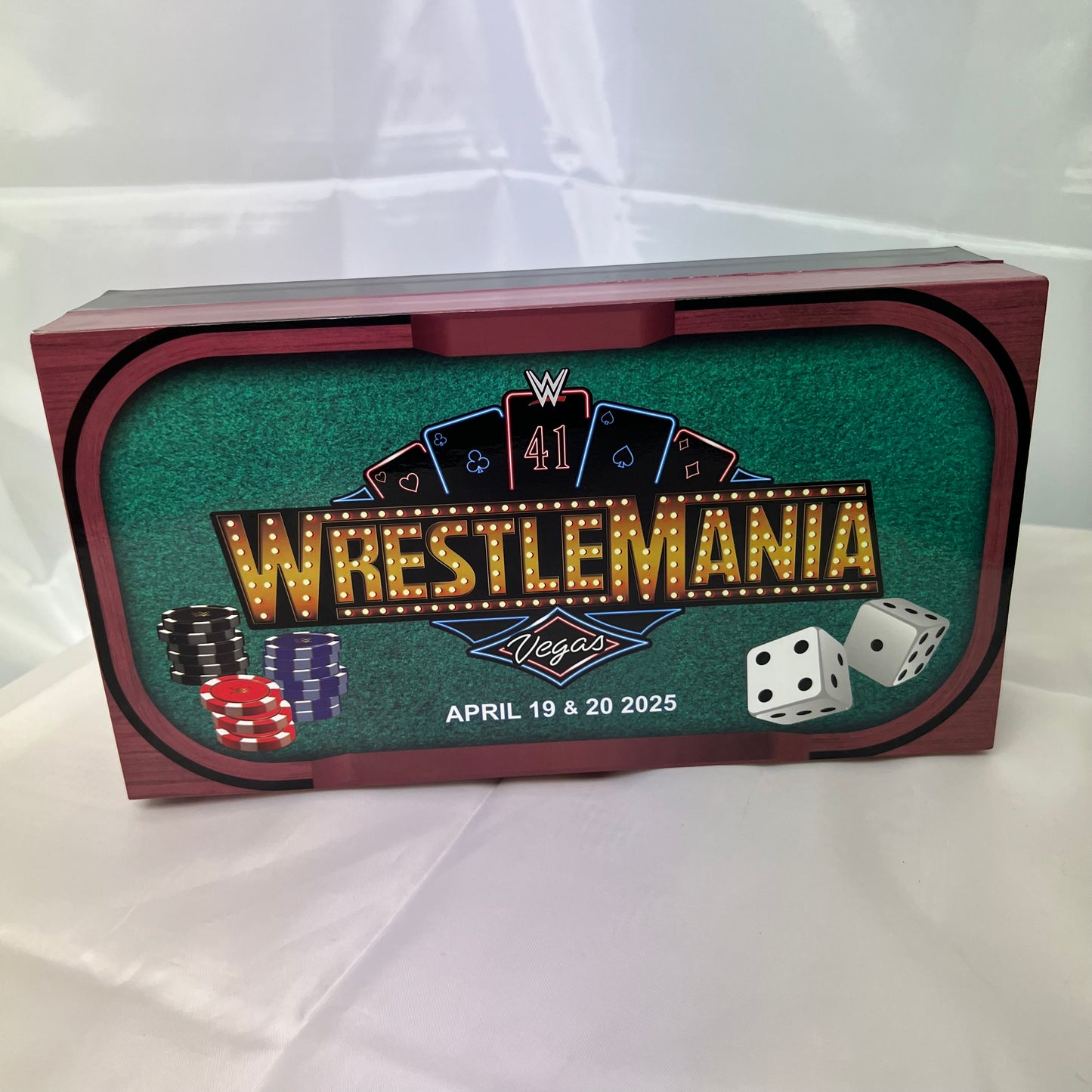 WWE Wrestlemania 41 Side Plates WWE Shop Authentic Official for Replica Belts