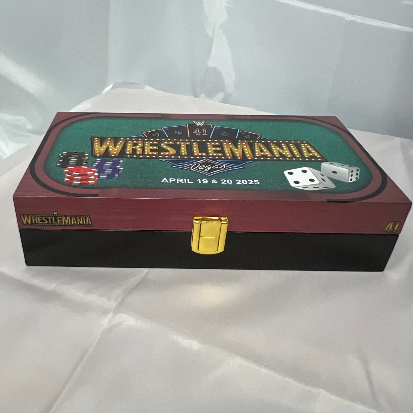 WWE Wrestlemania 41 Side Plates WWE Shop Authentic Official for Replica Belts