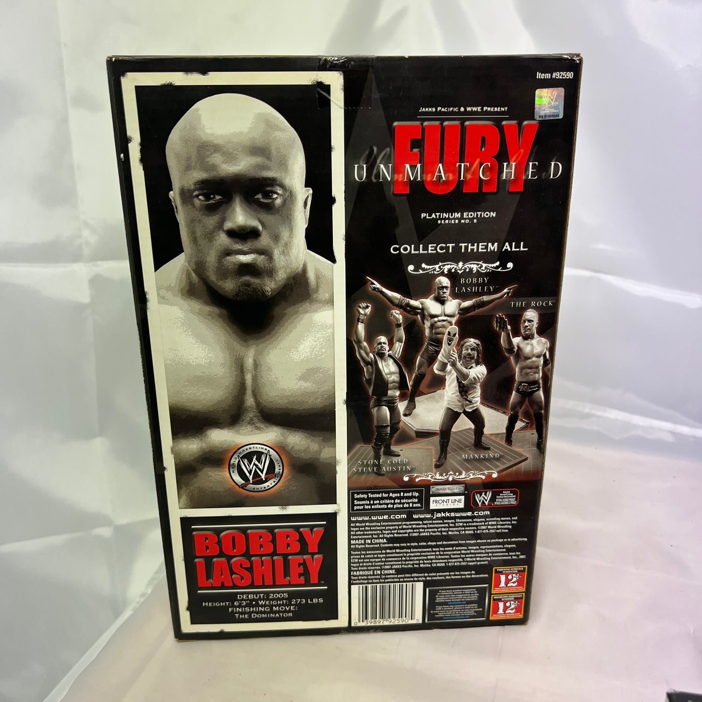 Bobby Lashley WWE Unmatched Fury Action Figure Jakks Reboxed