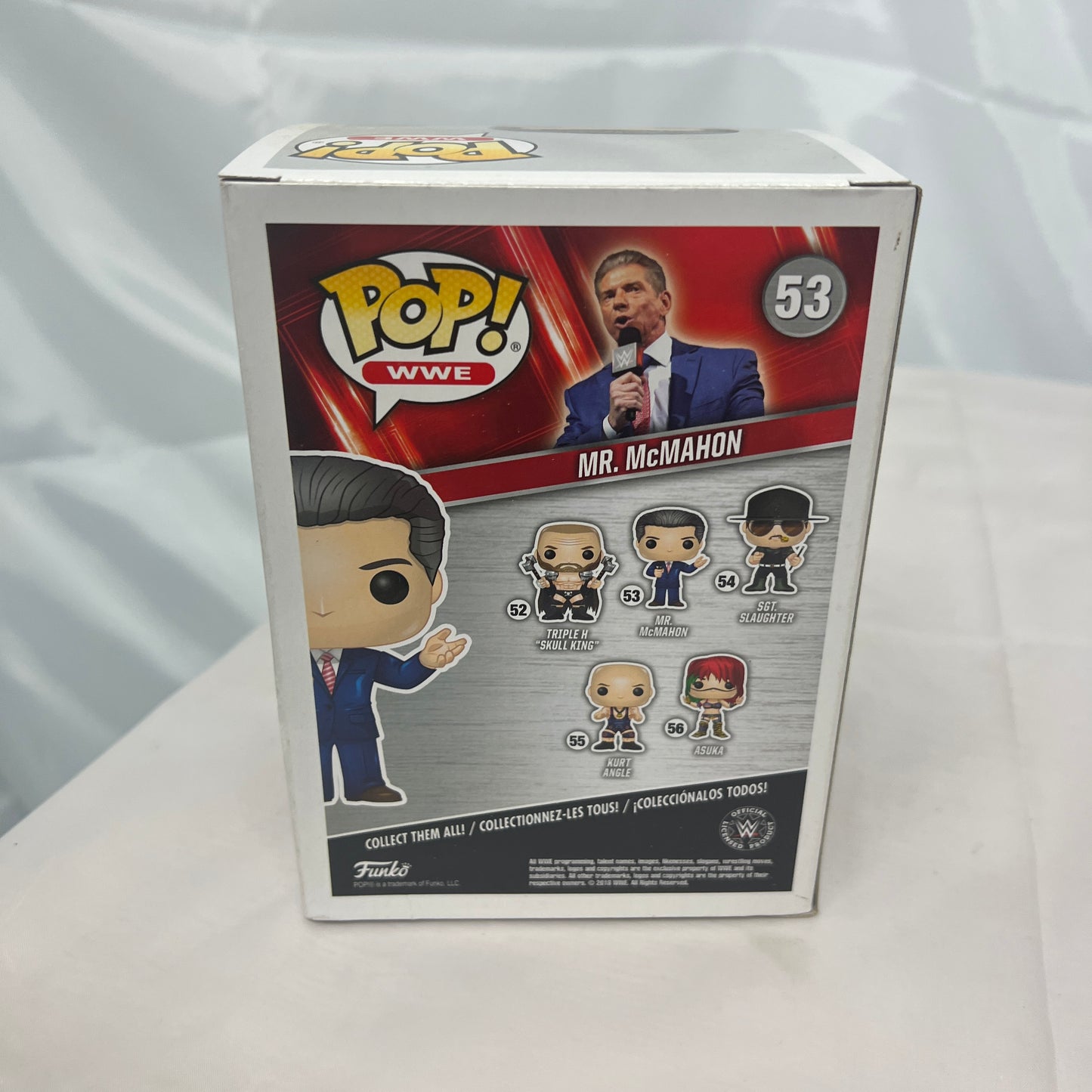 Mr Vince McMahon CHASE Pink Suit WWE Pop Vinyl 53 Collectable Figure