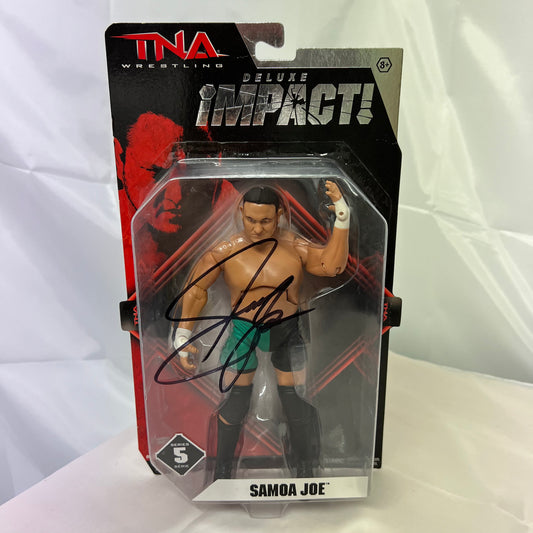 Samoa Joe Signed Autographed - WWE TNA Impact Series 5 Action Figure