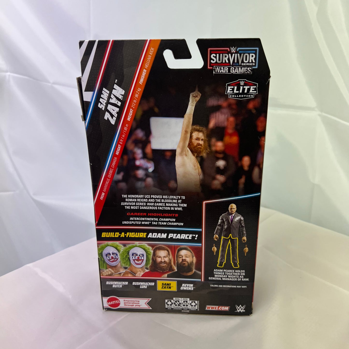 Sami Zayn - WWE Elite Survivor Series Action Figure Opened NO BAF