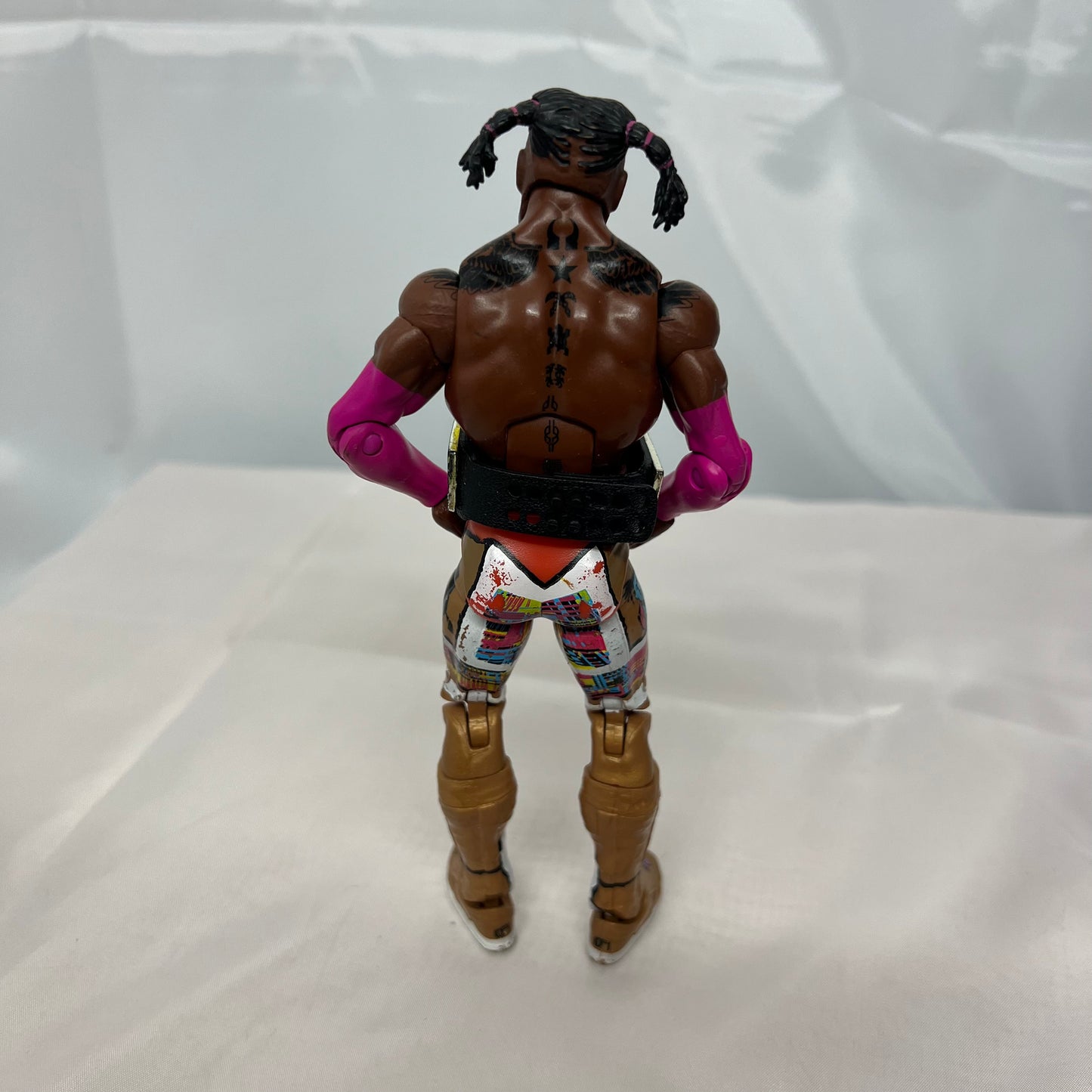 Kofi Kingston w WWE Title Belt - WWE Elite Wrestlemania Loose Action Figure