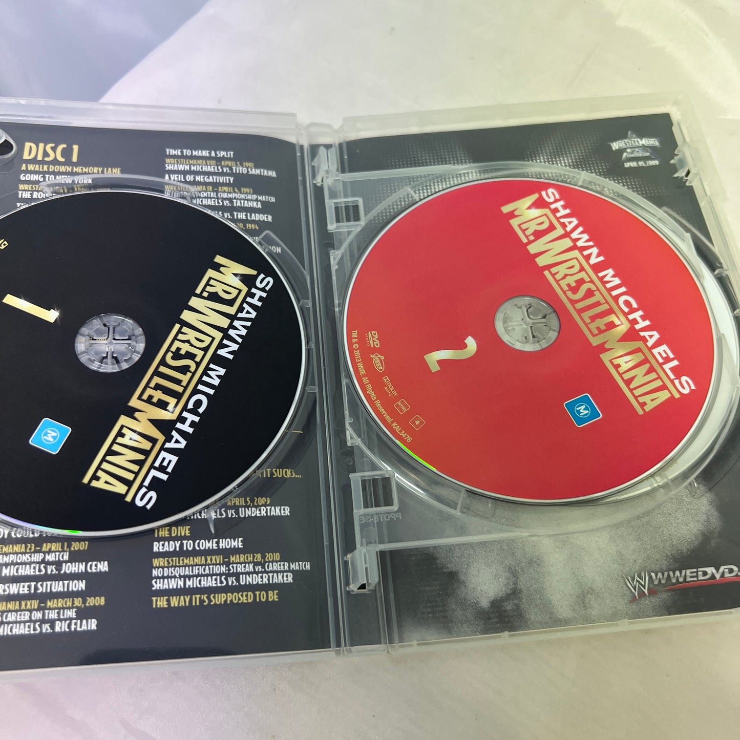 WWE Shawn Michaels Mr Wrestlemania DVD
