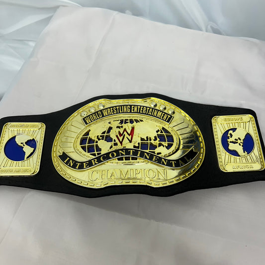 WWE Intercontinental Black Championship Toy for Roleplay Kids Belt