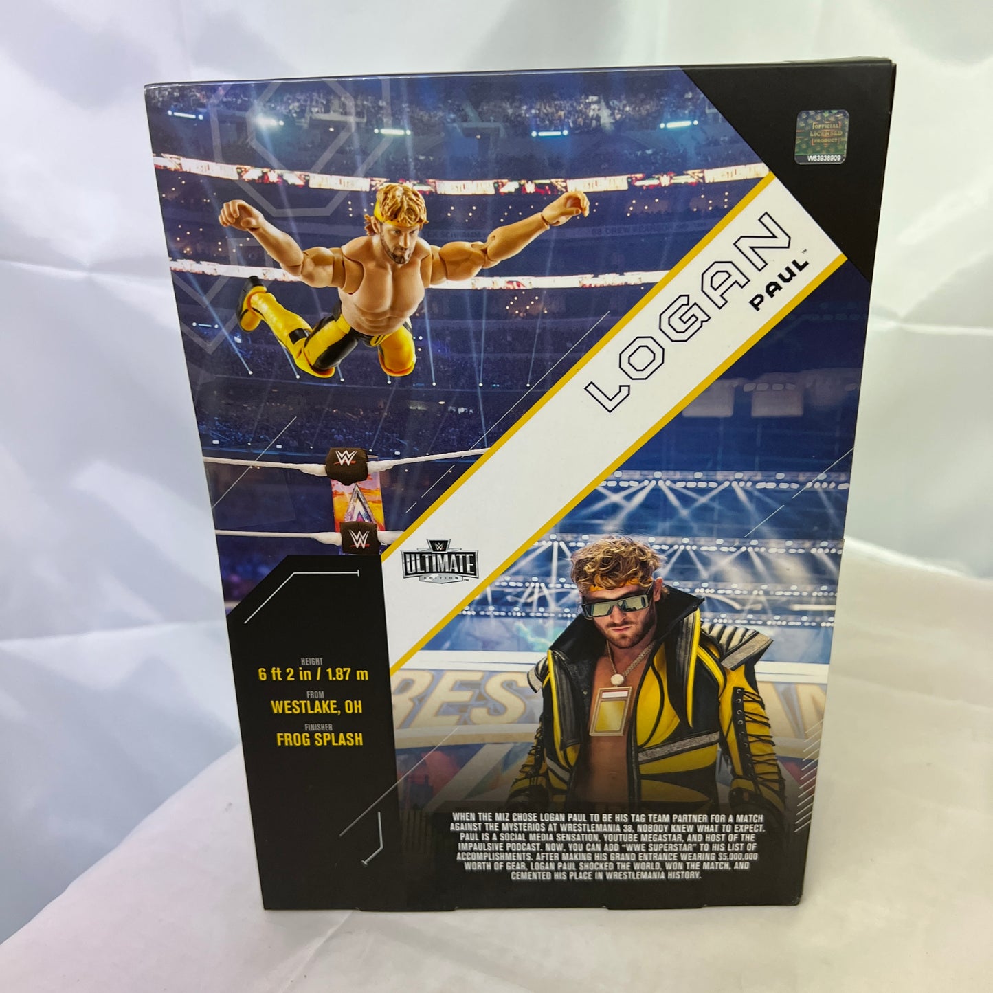 Logan Paul WWE Ultimate Edition Creations Exclusive Action Figure Reboxed
