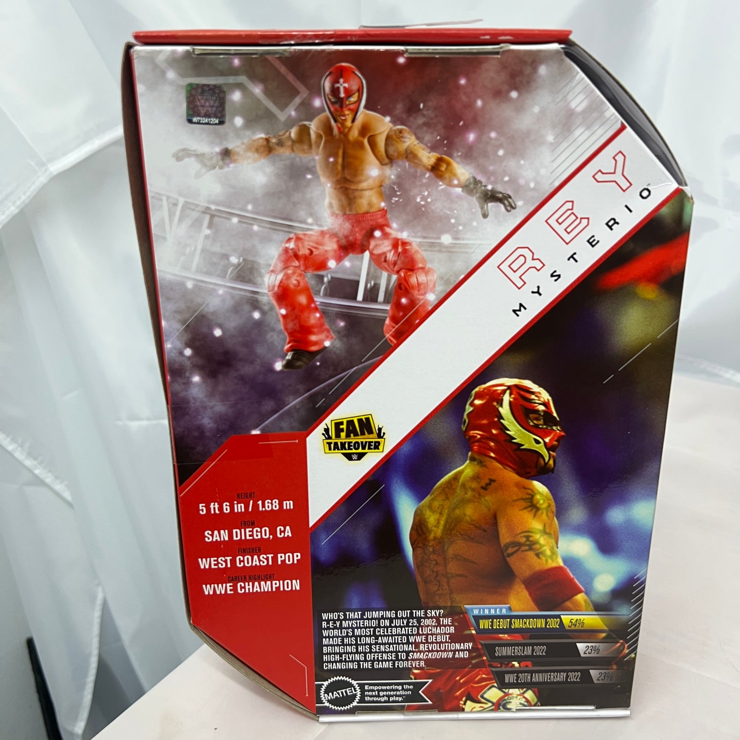 Rey Mysterio WWE Ultimate Edition Fan Takeover Action Figure Reboxed