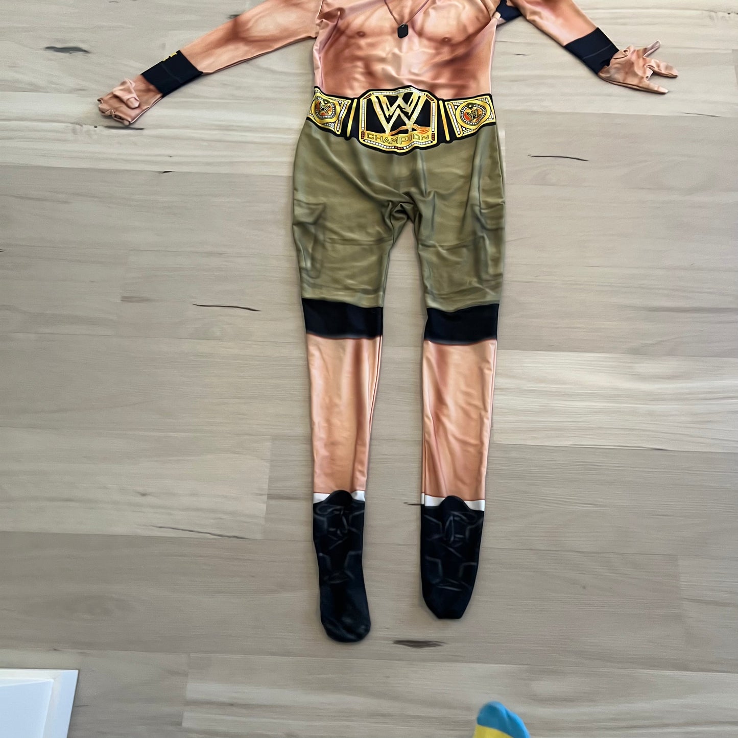 John Cena Costume Full Body Suit and Hat Child Roleplay