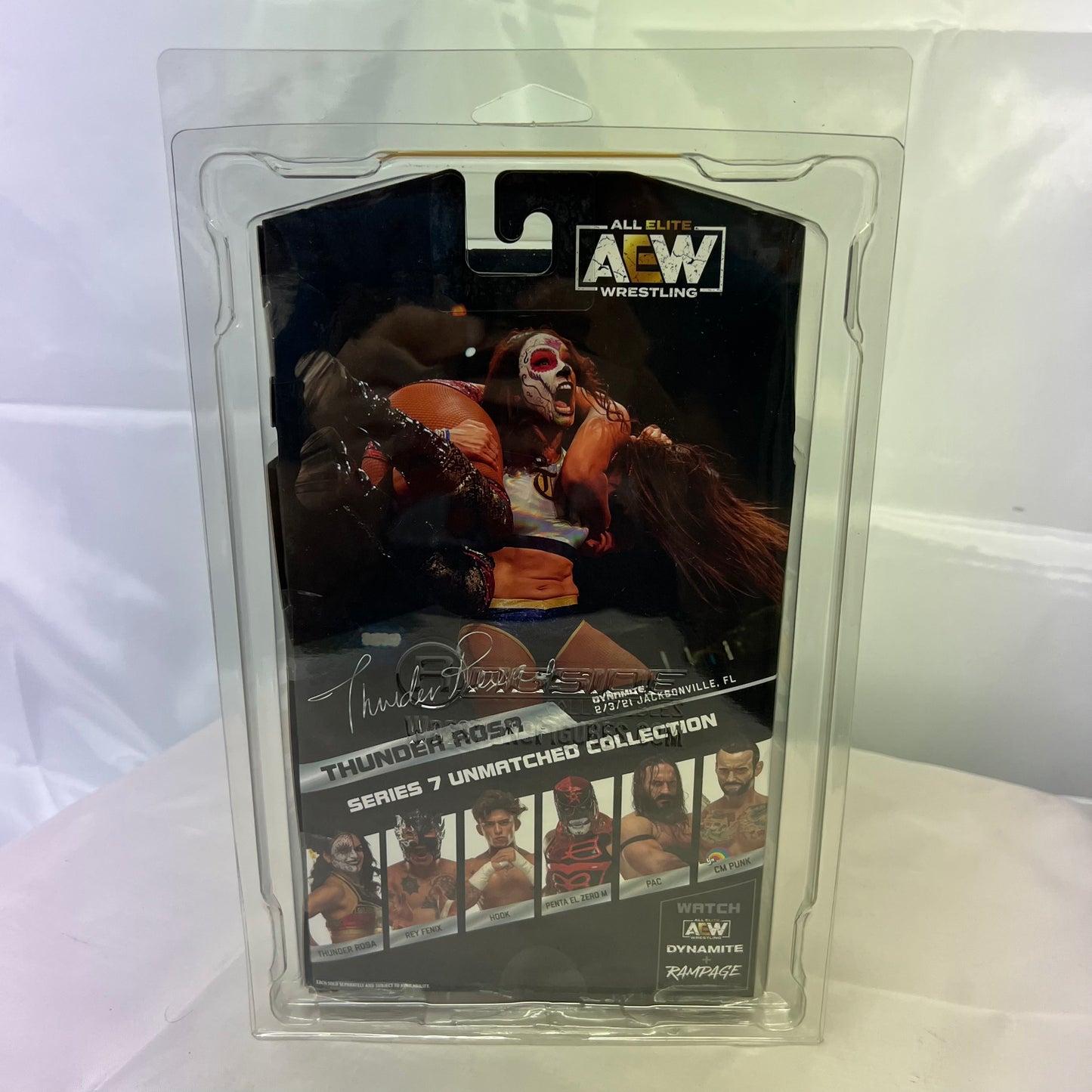 Thunder Rosa CHASE AEW Unmatched 7 Action Figure - Scale WWE