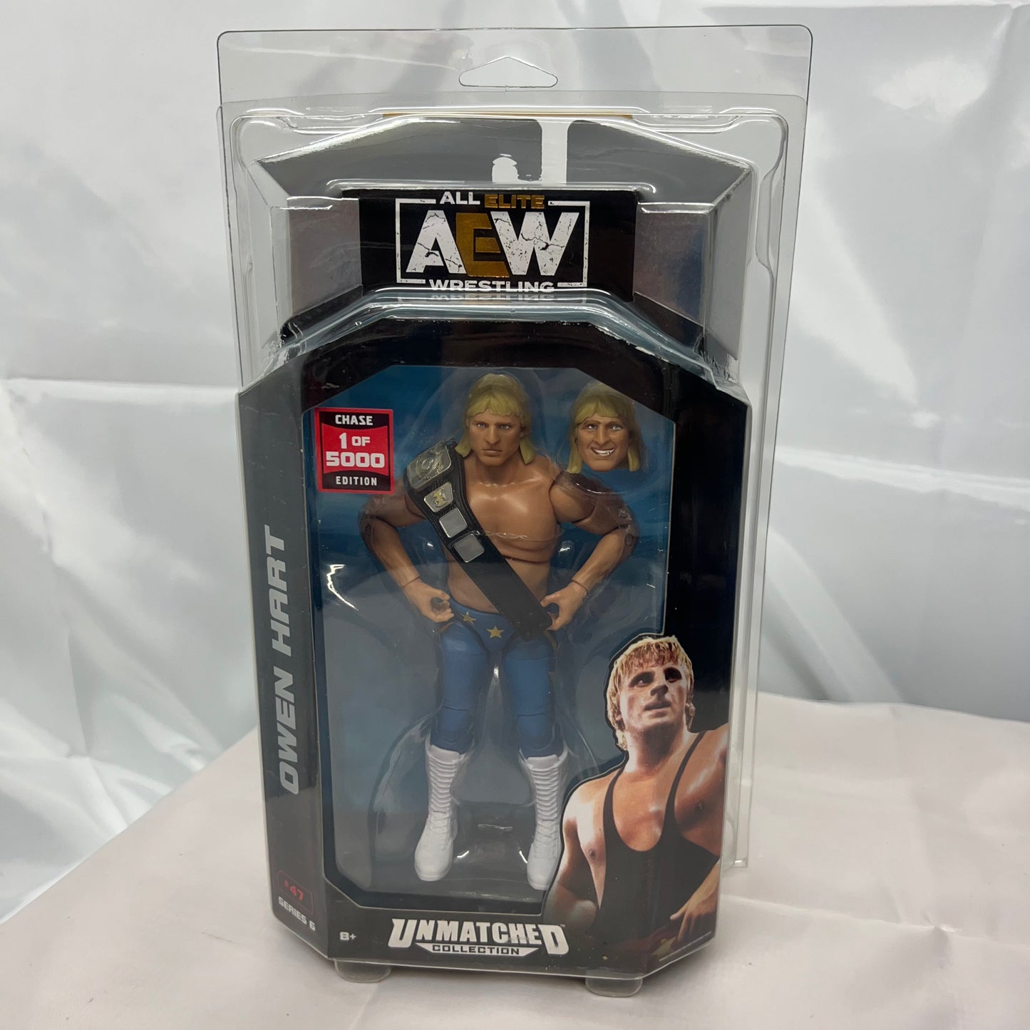 Owen Hart CHASE AEW Unmatched 6 Action Figure - Scale WWE